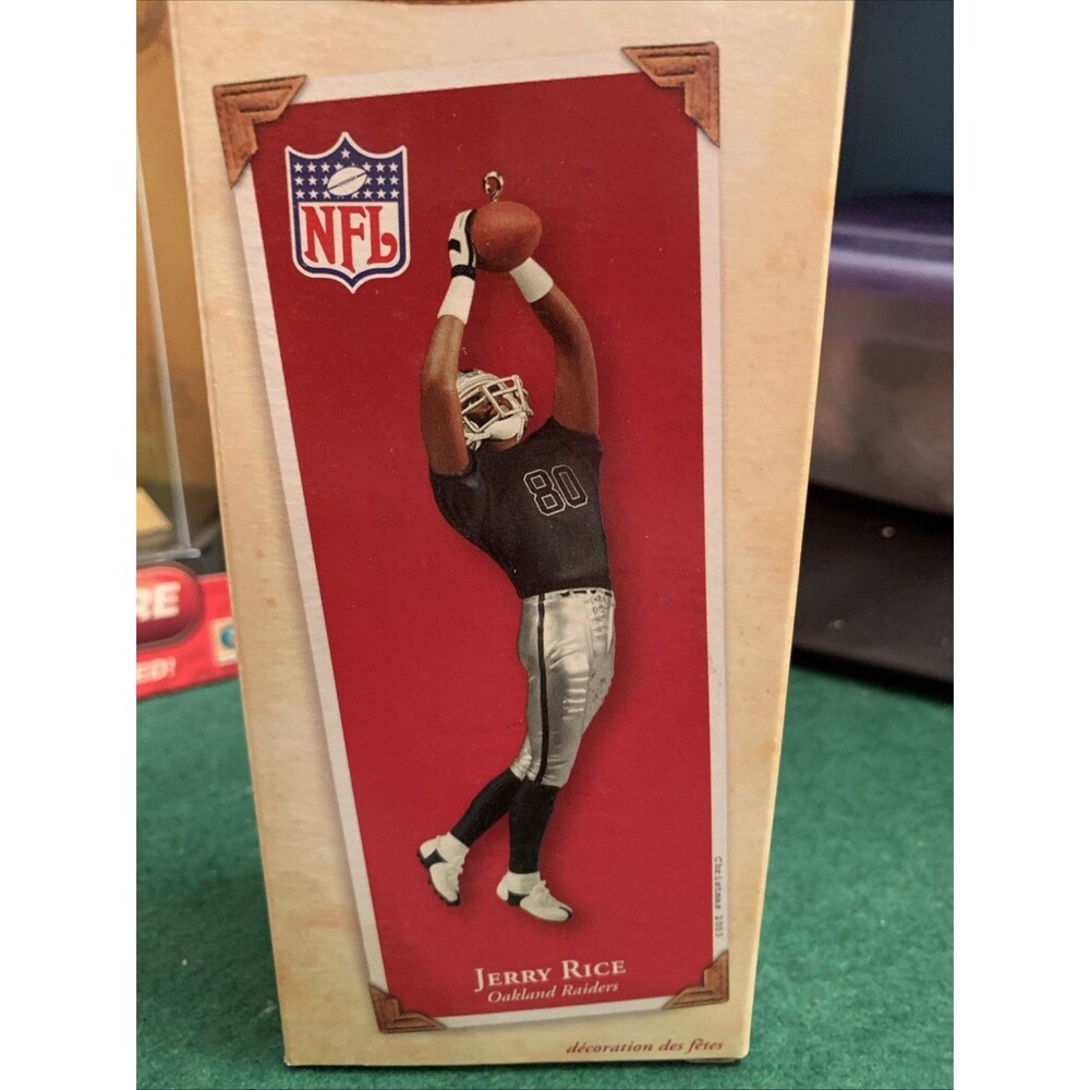 2003 Hallmark Jerry Rice Oakland Raiders Legends Keepsake Ornament (ORN-1)
